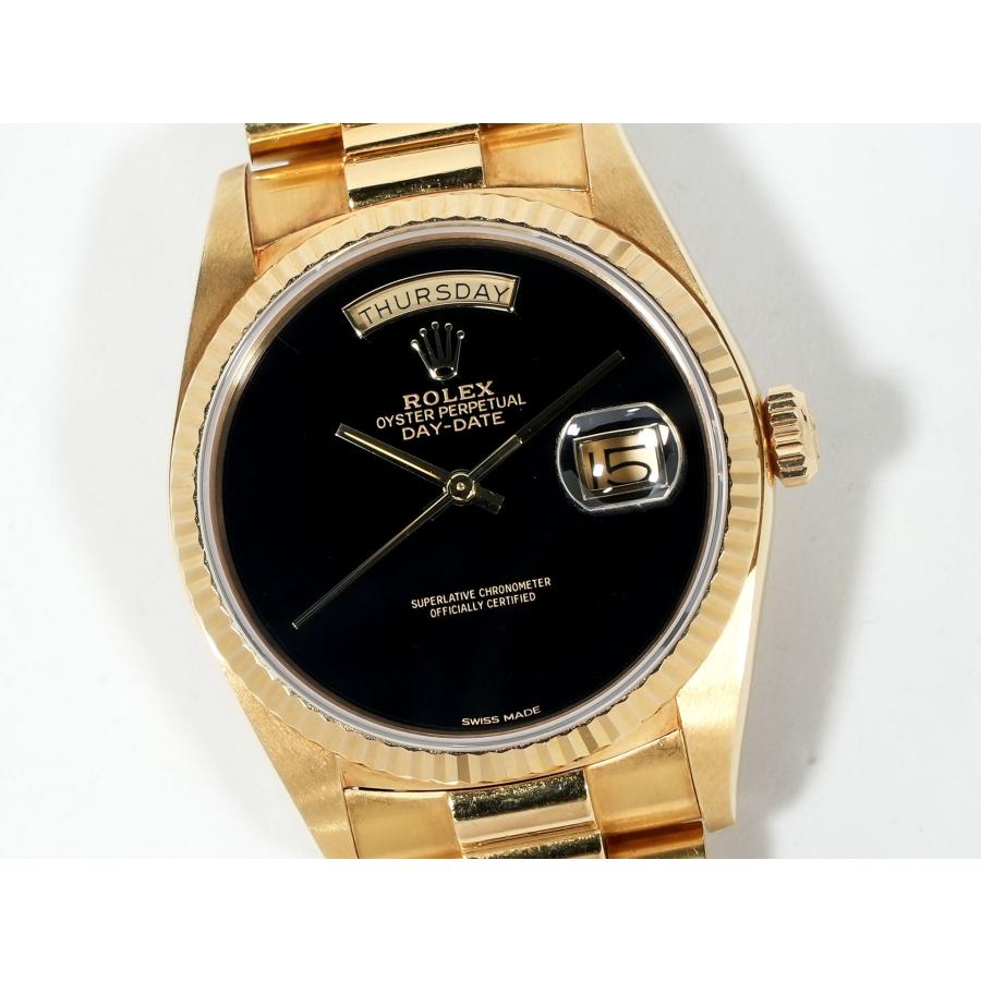 ロレックス デイデイト36 Ref.18038 イエローゴールド オニキス文字盤 | デイデイト | 02