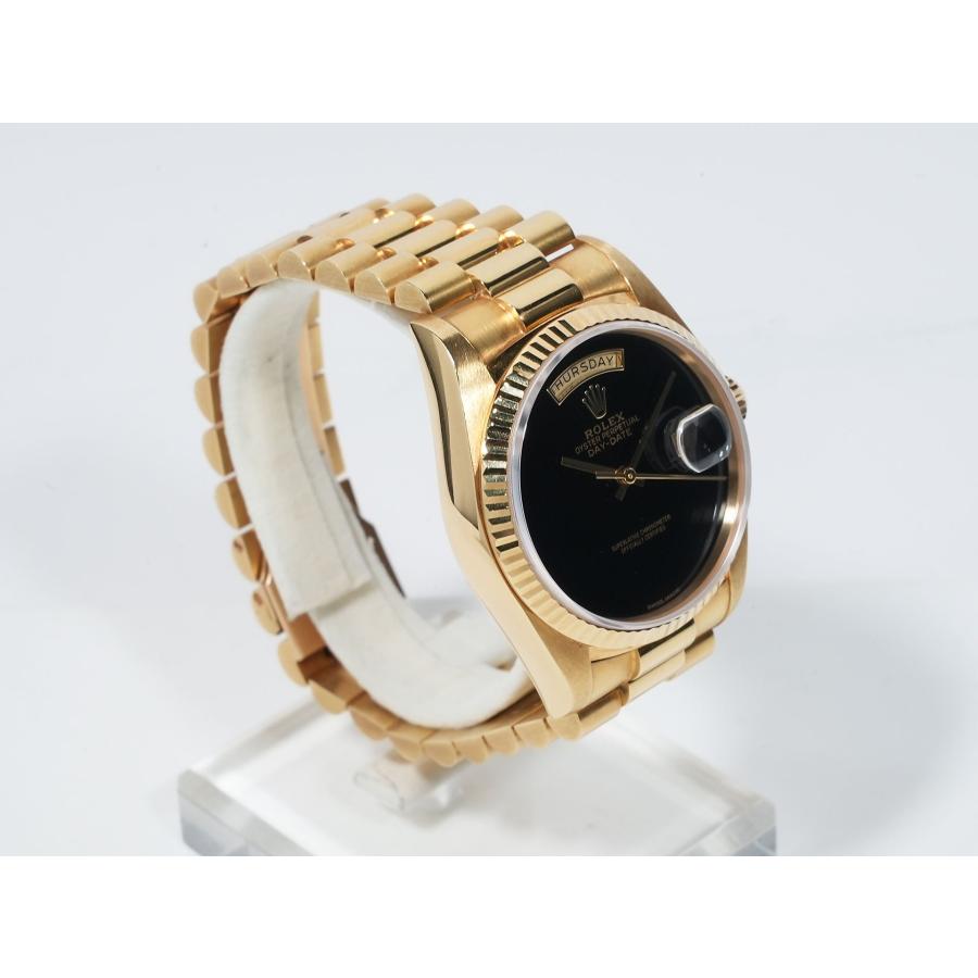 ロレックス デイデイト36 Ref.18038 イエローゴールド オニキス文字盤 | デイデイト | 04