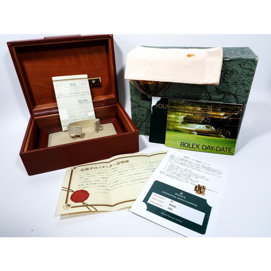 ロレックス デイデイト36 Ref.18038 イエローゴールド オニキス文字盤 | デイデイト | 09