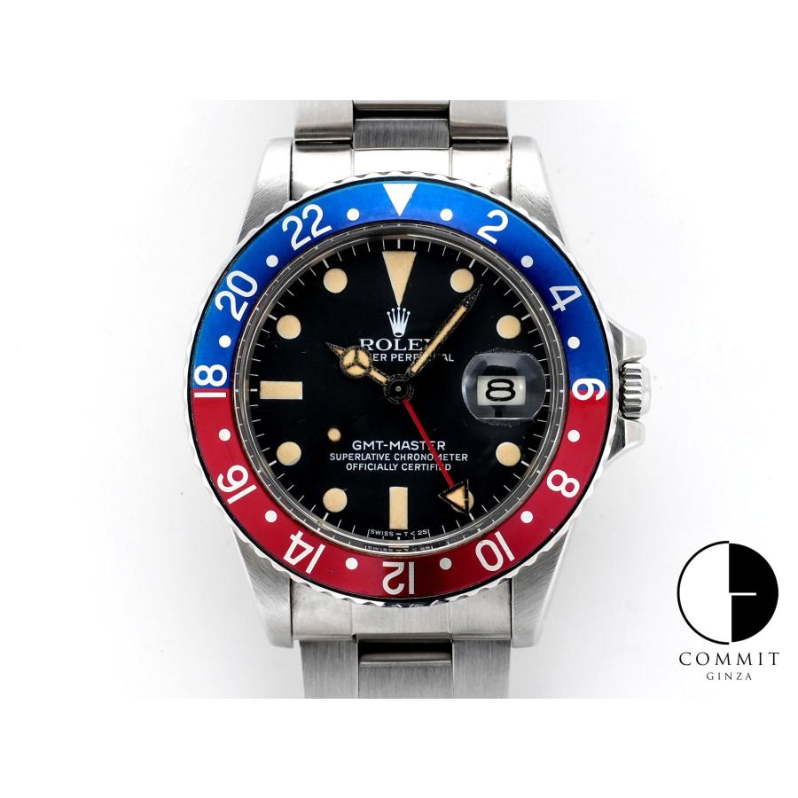 ロレックス GMTマスター Ref.16750 ステンレススチール ブラック文字盤 オイスターブレスレット | GMTマスター