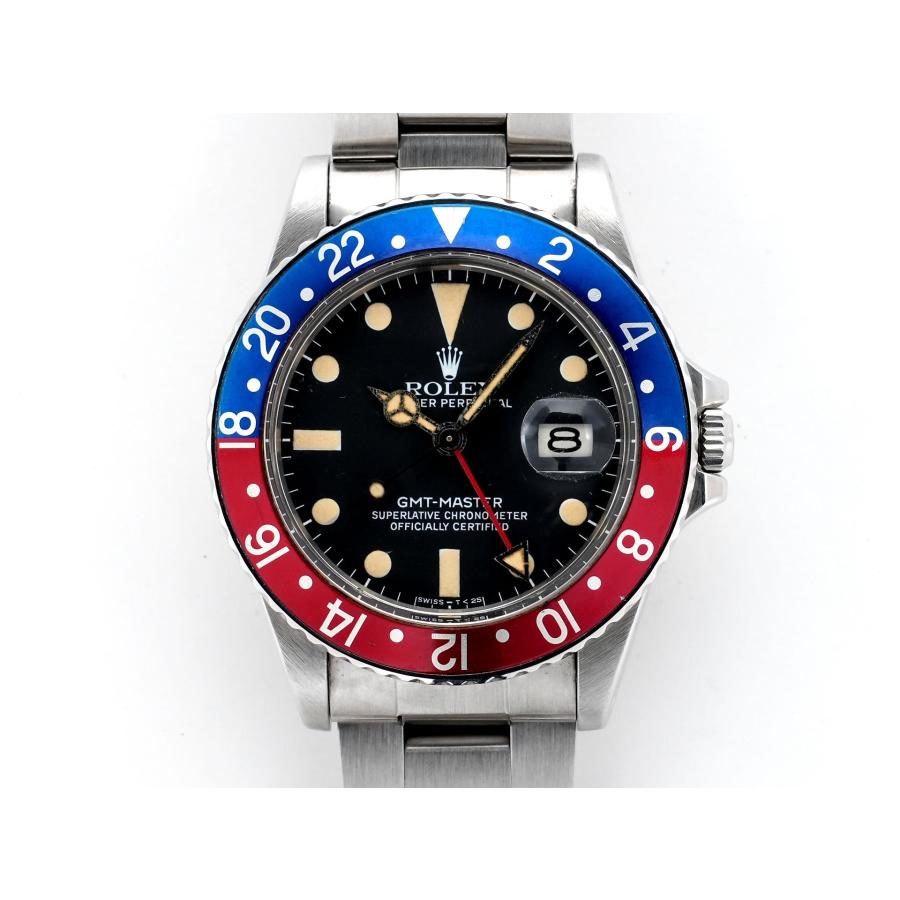 ロレックス GMTマスター Ref.16750 ステンレススチール ブラック文字盤 オイスターブレスレット | GMTマスター | 01