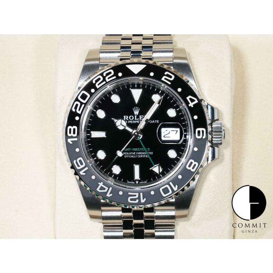 ロレックス GMTマスターII Ref.126710GRNR ステンレススチール ブラック文字盤 ジュビリーブレスレット | GMTマスター
