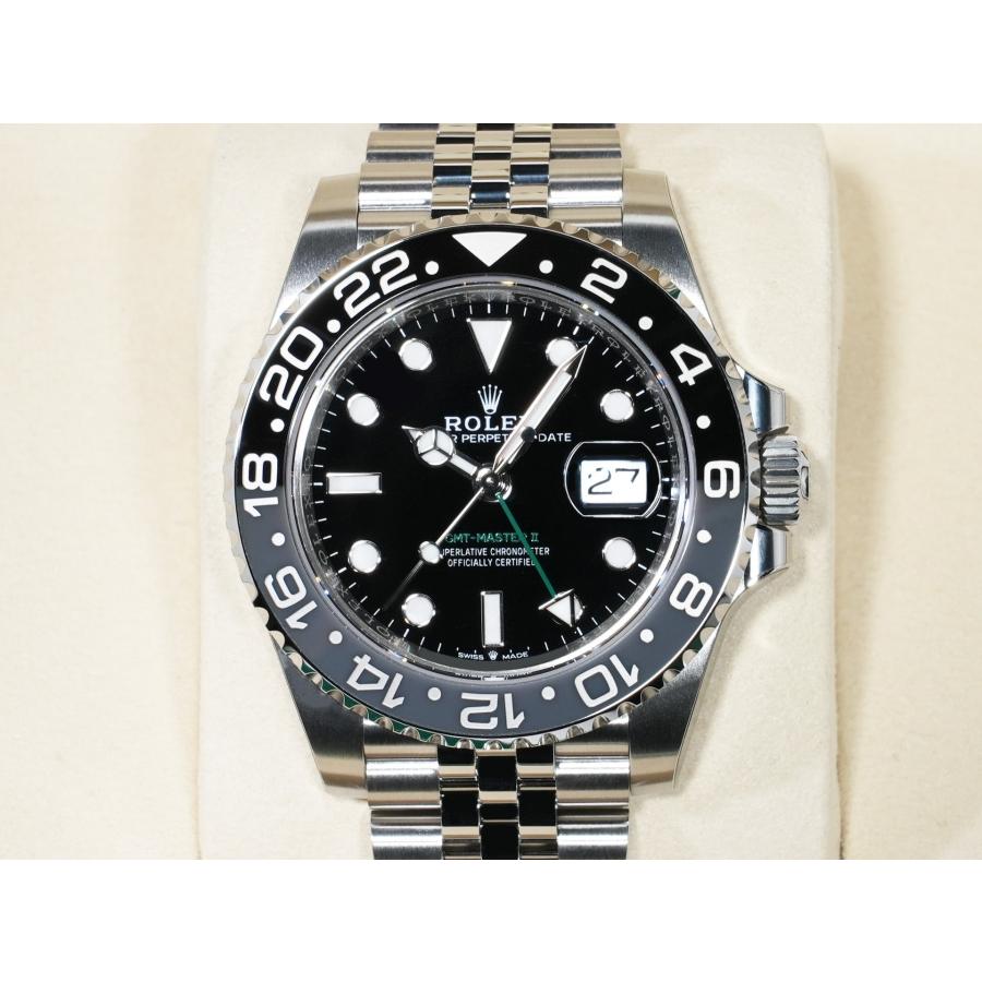ロレックス GMTマスターII Ref.126710GRNR ステンレススチール ブラック文字盤 ジュビリーブレスレット | GMTマスター | 01