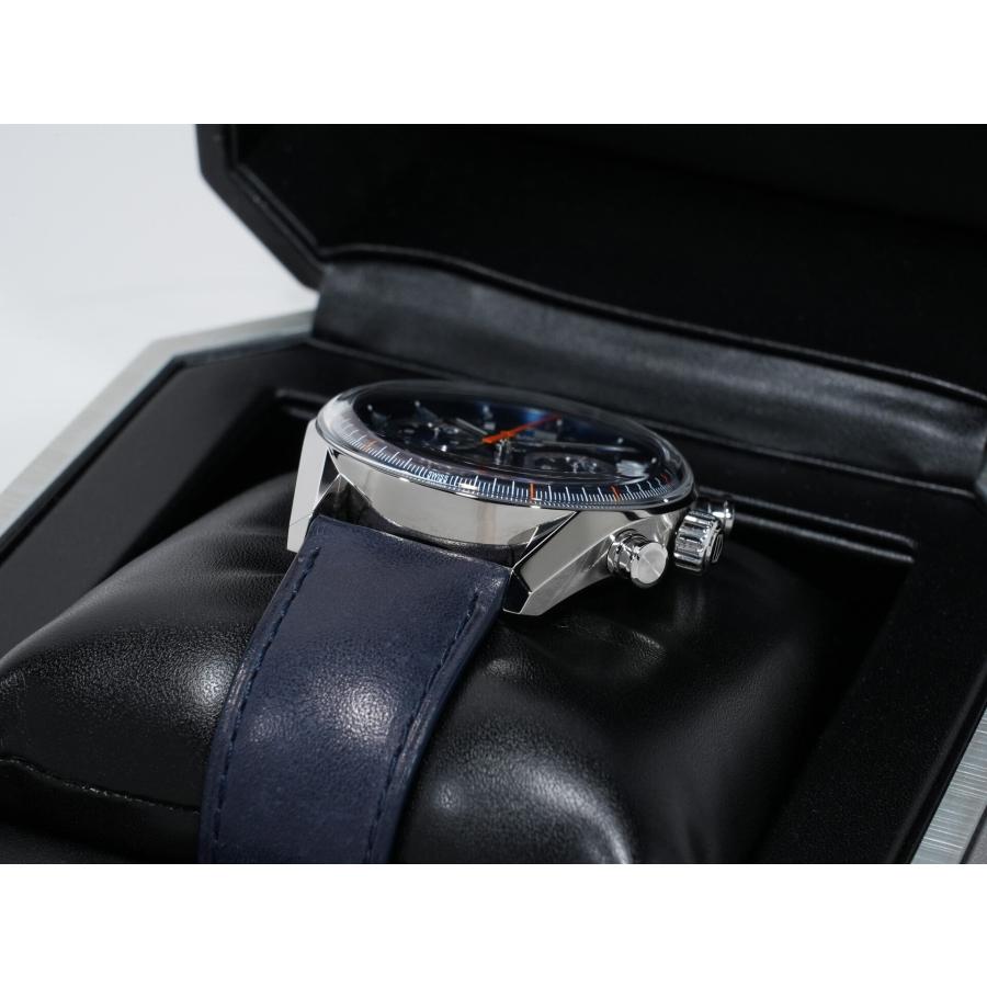 タグホイヤー カレラ トゥールビヨン クロノグラフ Ref.CBS5010.FC6543 ステンレススチール ブルー文字盤 | TAG HEUER | 05