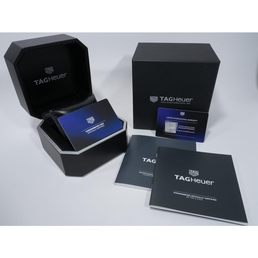 タグホイヤー カレラ トゥールビヨン クロノグラフ Ref.CBS5010.FC6543 ステンレススチール ブルー文字盤 | TAG HEUER | 08