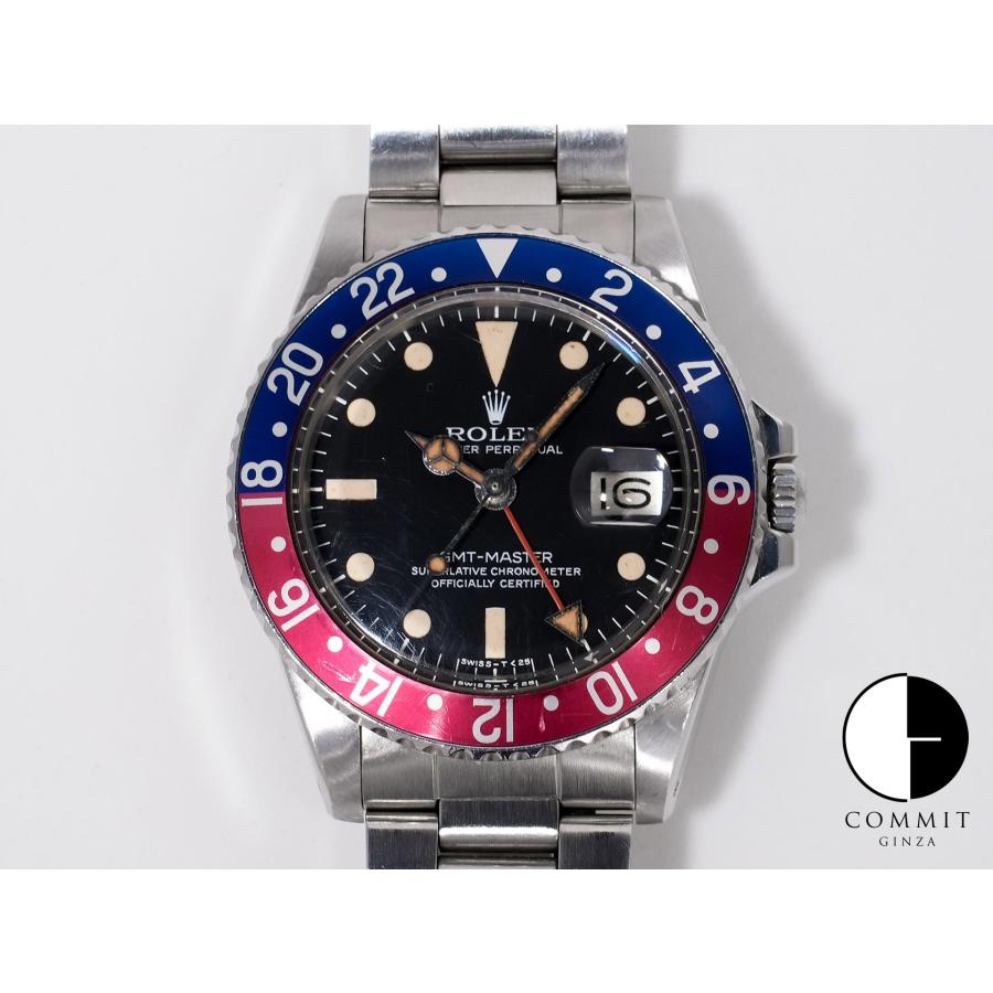 ロレックス GMTマスター Ref.1675 SS ブラック文字盤 | GMTマスター