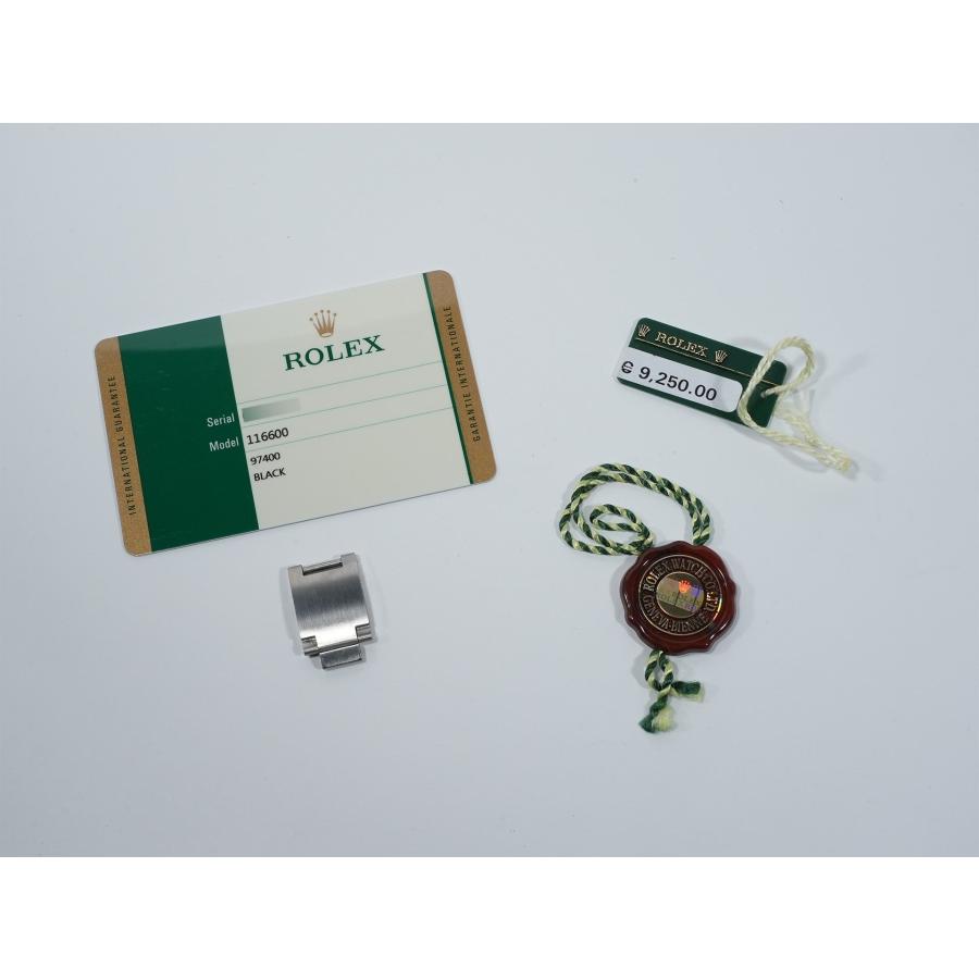 ロレックス シードゥエラー 4000 Ref.116600 SS ブラック文字盤 | シードゥエラー | 09