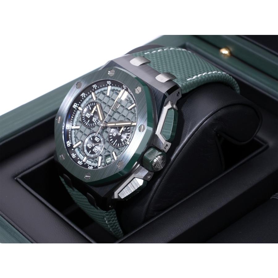 オーデマピゲ ロイヤルオーク オフショア クロノグラフ Ref.26420CE.OO.A063VE.01 ダークグリーン文字盤 | AUDEMARS PIGUET | 03