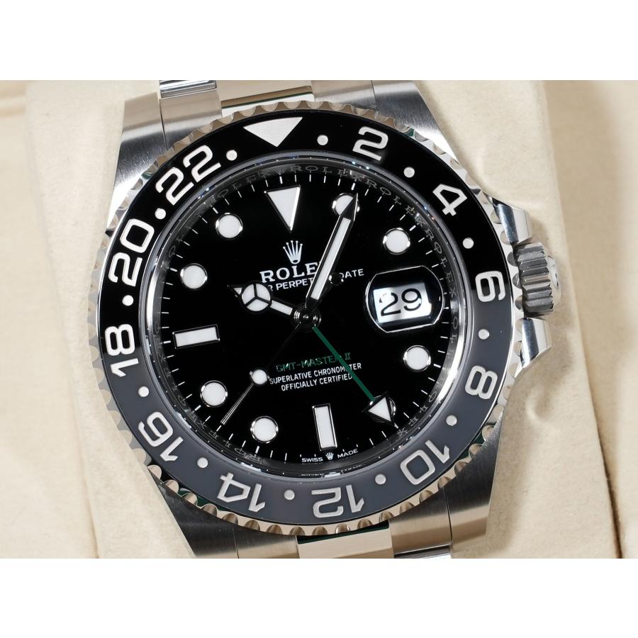 ロレックス GMTマスターII Ref.126710GRNR SS ブラック文字盤 オイスターブレスレット | GMTマスター | 02