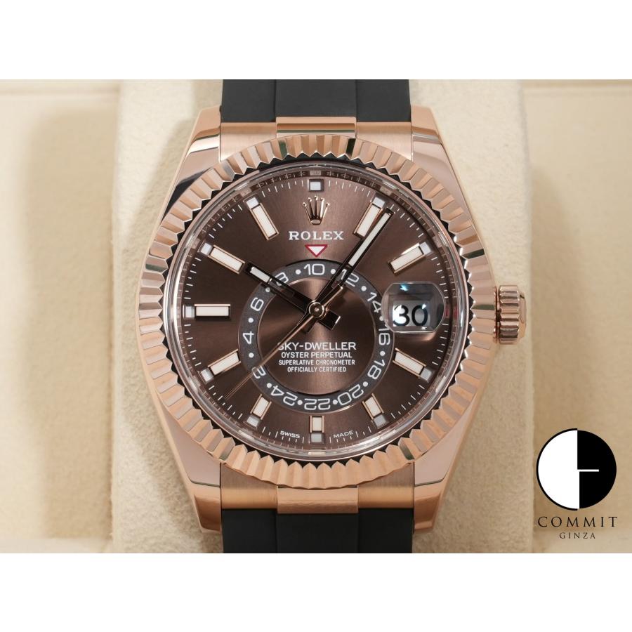 ロレックス スカイドゥエラー Ref.326235 18KERG チョコレート文字盤 | スカイドゥエラー