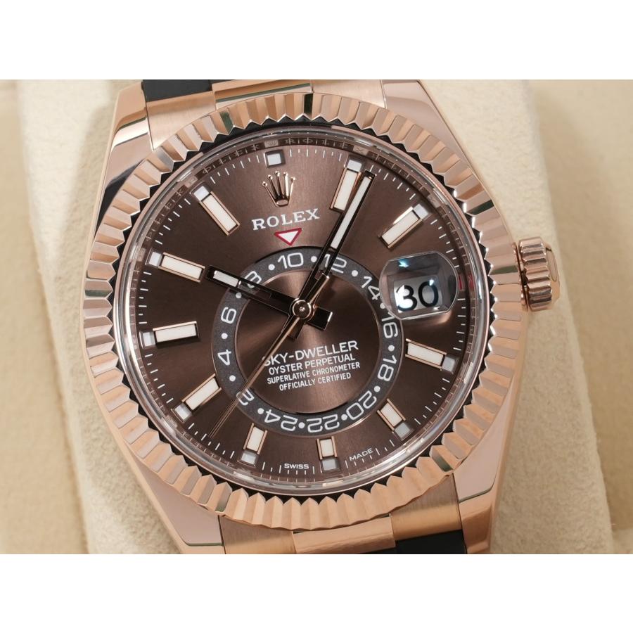 ロレックス スカイドゥエラー Ref.326235 18KERG チョコレート文字盤 | スカイドゥエラー | 02