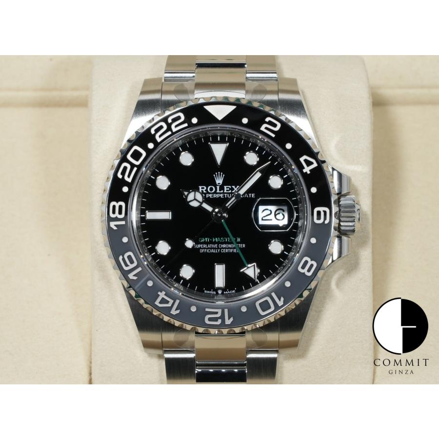 ロレックス GMTマスターII Ref.126710GRNR ステンレススチール ブラック文字盤 オイスターブレスレット | GMTマスター