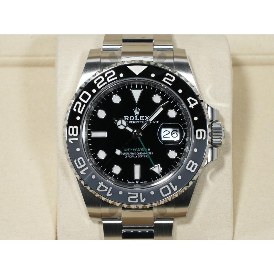 ロレックス GMTマスターII Ref.126710GRNR ステンレススチール ブラック文字盤 オイスターブレスレット | GMTマスター | 01