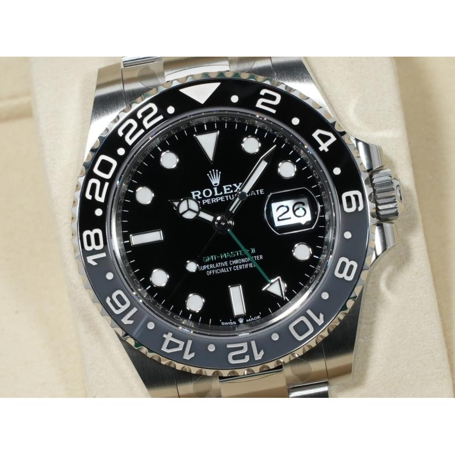 ロレックス GMTマスターII Ref.126710GRNR ステンレススチール ブラック文字盤 オイスターブレスレット | GMTマスター | 02