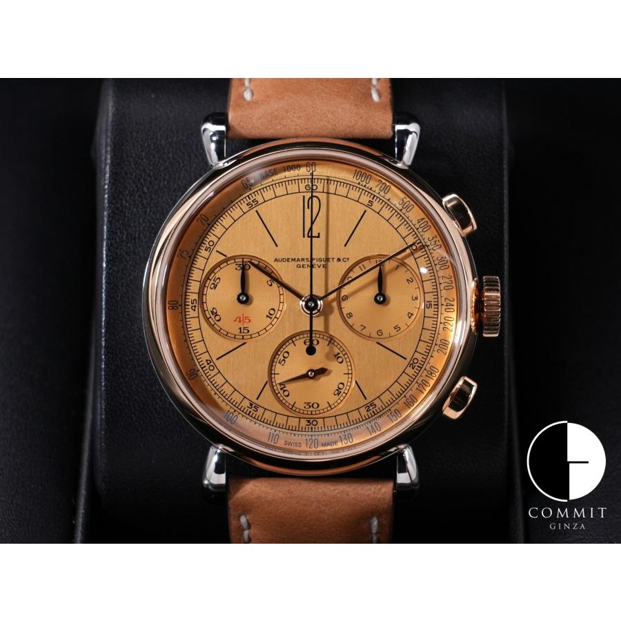 オーデマピゲ リマスター 01 クロノグラフ Ref.26595SR.OO.A032VE.01 ステンレススチール/ピンクゴールド イエローゴールドカラー文字盤 | AUDEMARS PIGUET