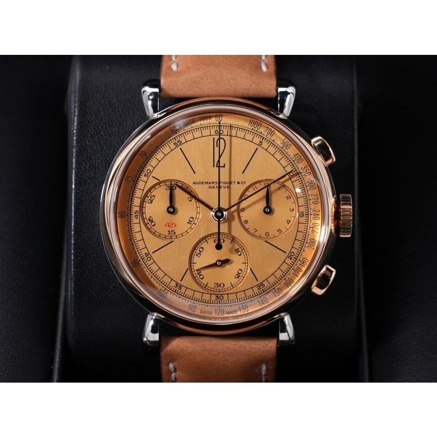 オーデマピゲ リマスター 01 クロノグラフ Ref.26595SR.OO.A032VE.01 ステンレススチール/ピンクゴールド イエローゴールドカラー文字盤 | AUDEMARS PIGUET | 01