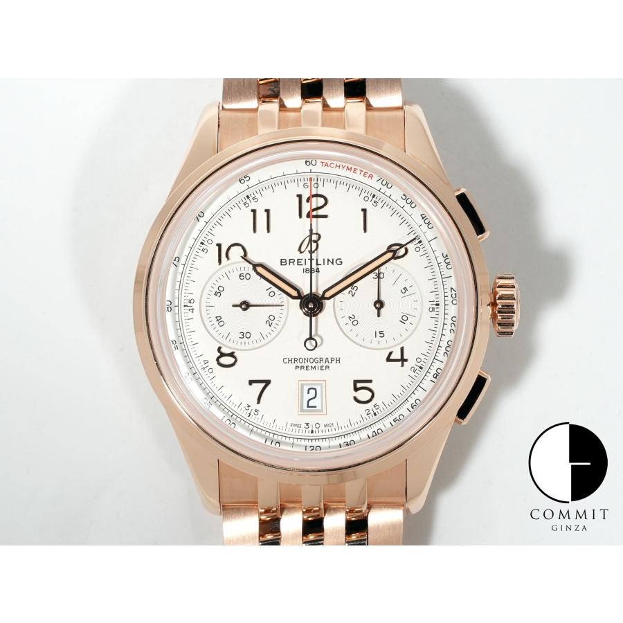 ブライトリング プレミエ B01 クロノグラフ 42 Ref.RB0145371G1R1 レッドゴールド シルバー文字盤 | ブライトリング