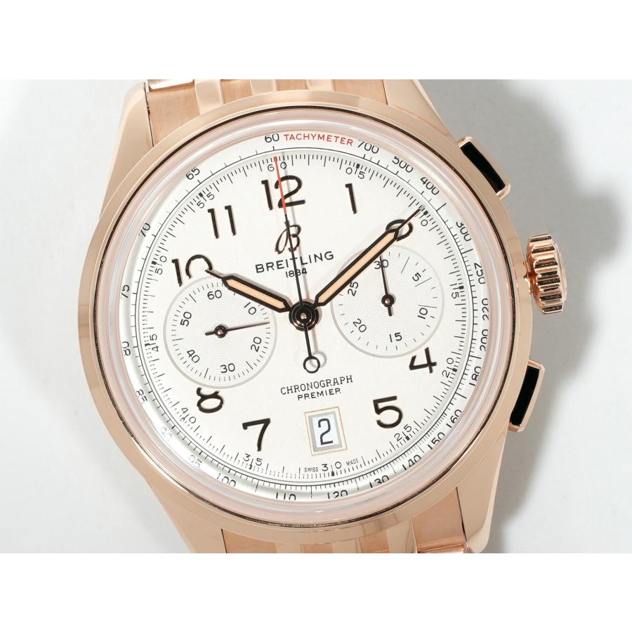 ブライトリング プレミエ B01 クロノグラフ 42 Ref.RB0145371G1R1 レッドゴールド シルバー文字盤 | ブライトリング | 02