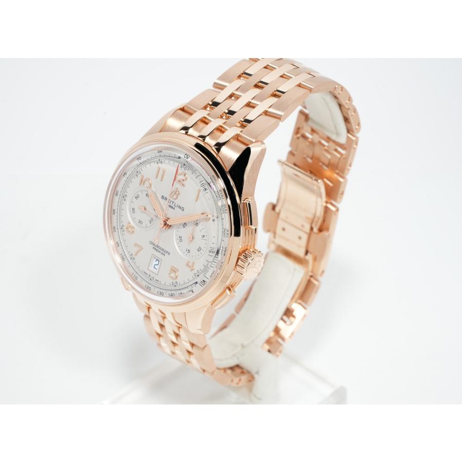 ブライトリング プレミエ B01 クロノグラフ 42 Ref.RB0145371G1R1 レッドゴールド シルバー文字盤 | ブライトリング | 03