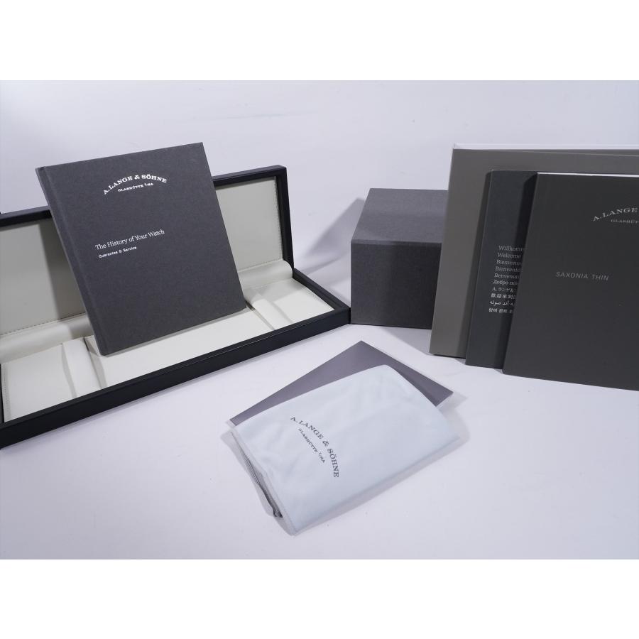 A.ランゲ＆ゾーネ サクソニア フラッハ Ref.201.033 18KPG シルバー文字盤 | A. LANGE & SOHNE | 10