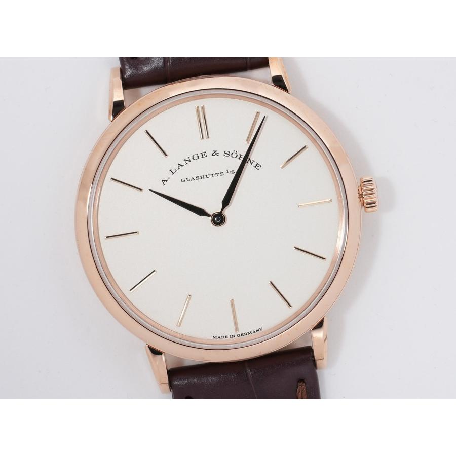 A.ランゲ＆ゾーネ サクソニア フラッハ Ref.201.033 18KPG シルバー文字盤 | A. LANGE & SOHNE | 02