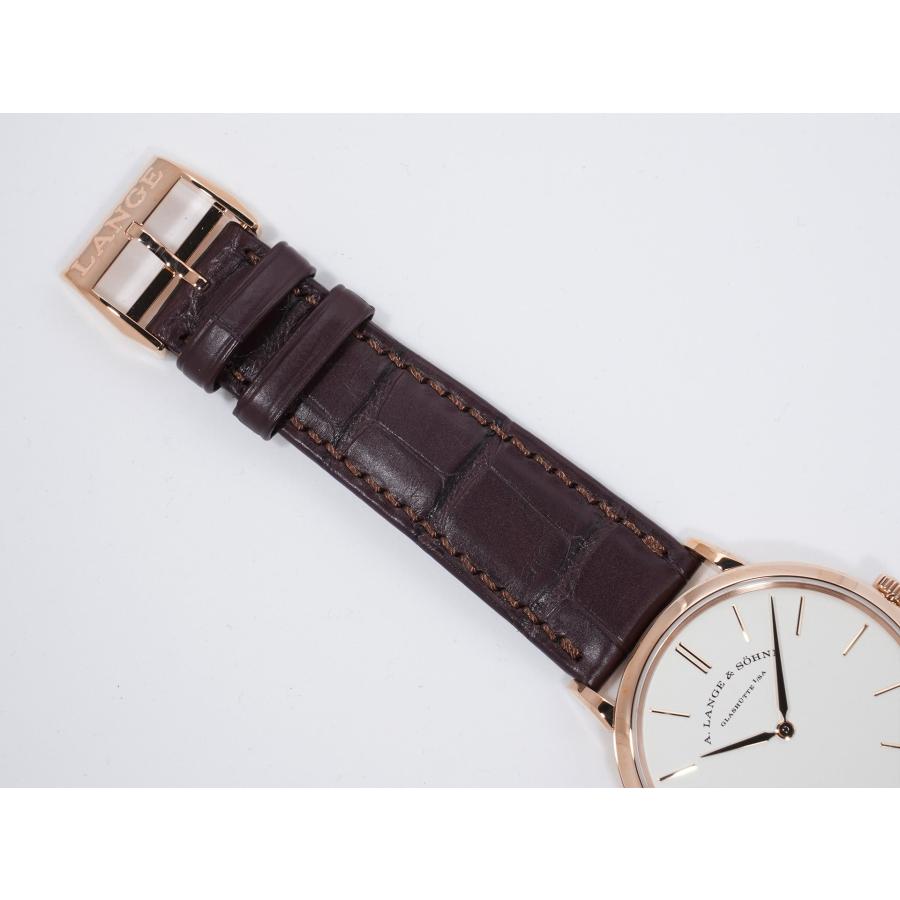 A.ランゲ＆ゾーネ サクソニア フラッハ Ref.201.033 18KPG シルバー文字盤 | A. LANGE & SOHNE | 06