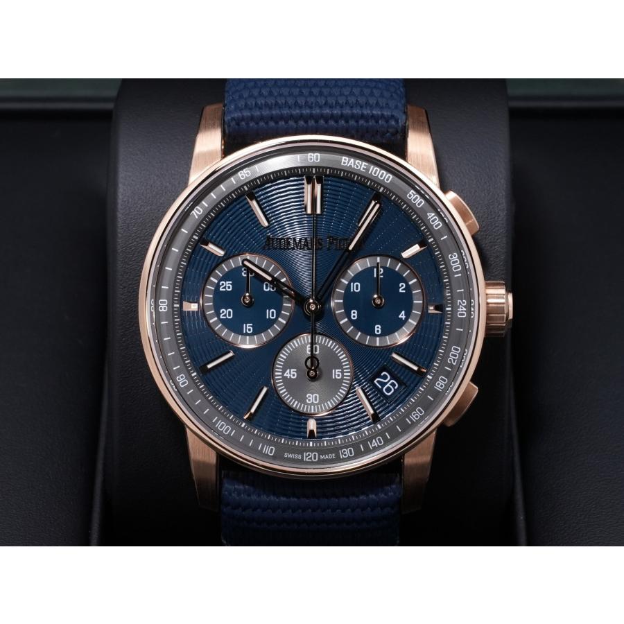 オーデマピゲ CODE 11.59 バイ オーデマ ピゲ クロノグラフ Ref.26393OR.OO.A348KB.01 ピンクゴールド ナイトブルー文字盤 | AUDEMARS PIGUET | 01