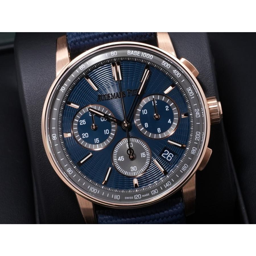 オーデマピゲ CODE 11.59 バイ オーデマ ピゲ クロノグラフ Ref.26393OR.OO.A348KB.01 ピンクゴールド ナイトブルー文字盤 | AUDEMARS PIGUET | 02
