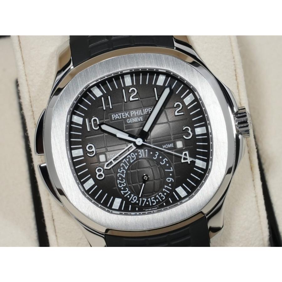 パテックフィリップ アクアノート トラベルタイム Ref.5164A-001 ステンレススチール ブラック文字盤 | アクアノート | 02