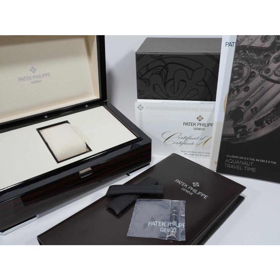 パテックフィリップ アクアノート トラベルタイム Ref.5164A-001 ステンレススチール ブラック文字盤 | アクアノート | 08