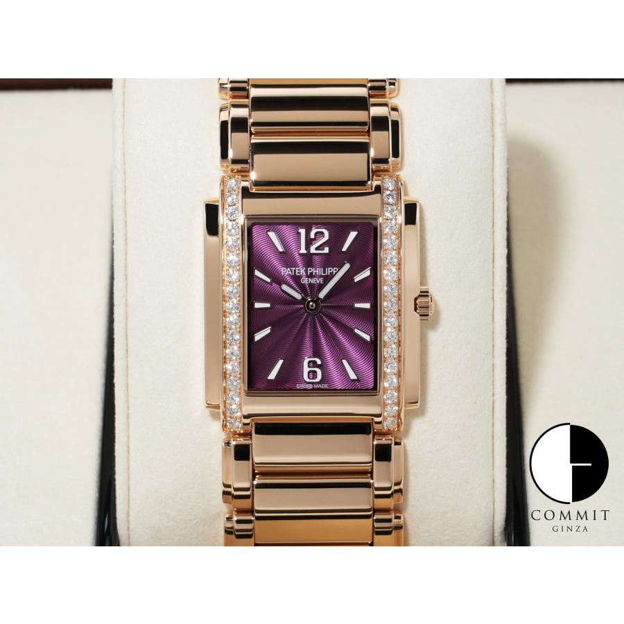 パテックフィリップ Twenty-4 Ref.4910/1201R-010 ローズゴールド パープル文字盤 | PATEK PHILIPPE