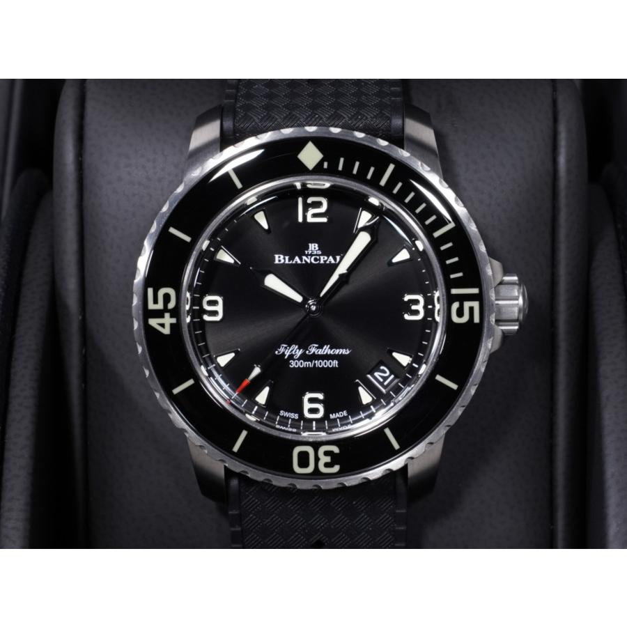 ブランパン フィフティ ファゾムス オートマティック Ref.5010 12B30 B64B チタン ブラック文字盤 | BLANCPAIN | 01