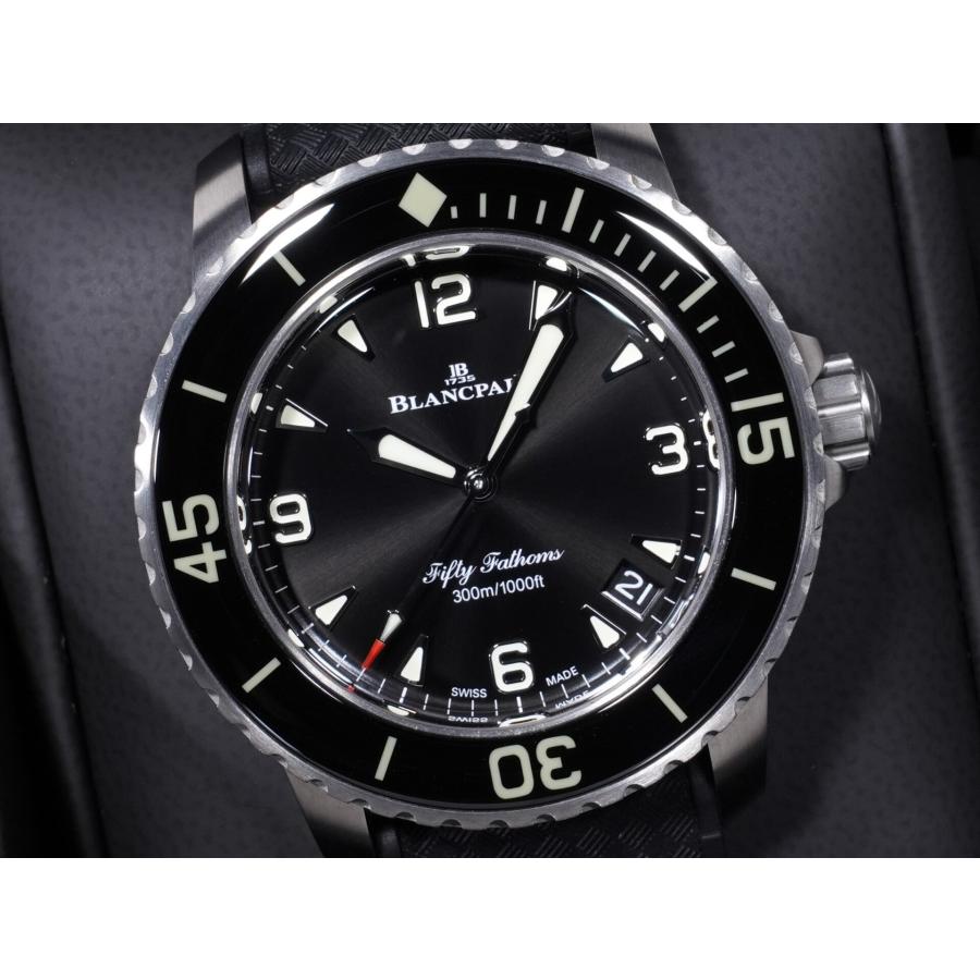 ブランパン フィフティ ファゾムス オートマティック Ref.5010 12B30 B64B チタン ブラック文字盤 | BLANCPAIN | 02