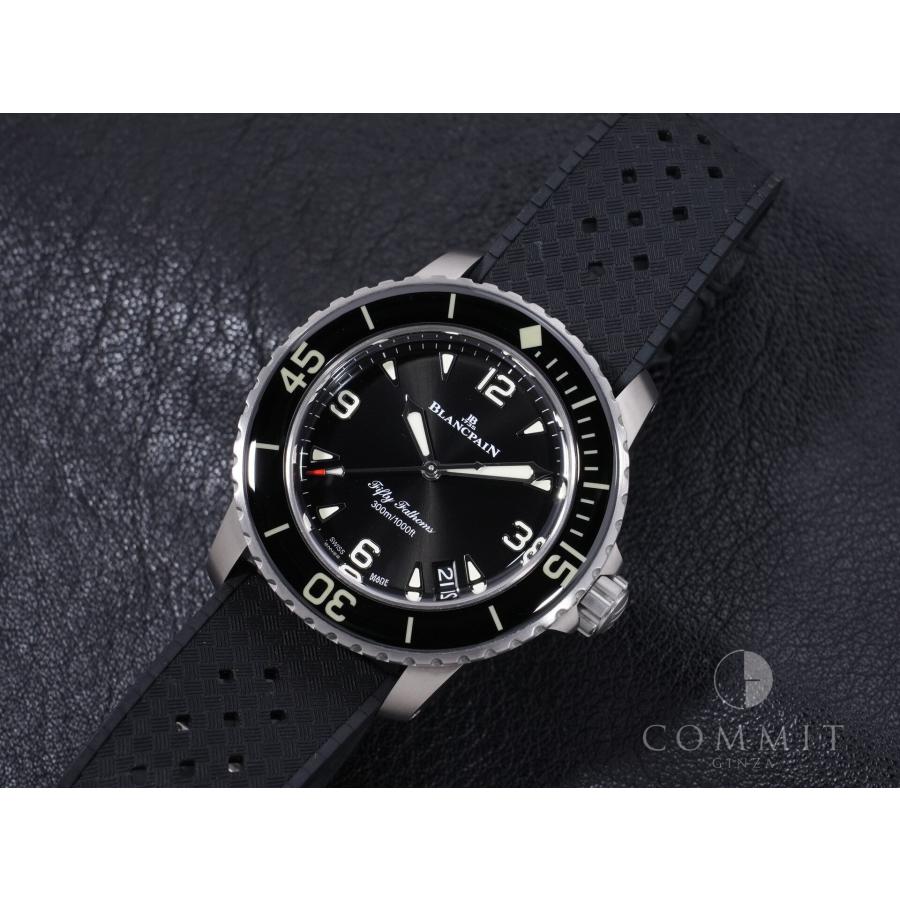 ブランパン フィフティ ファゾムス オートマティック Ref.5010 12B30 B64B チタン ブラック文字盤 | BLANCPAIN | 09