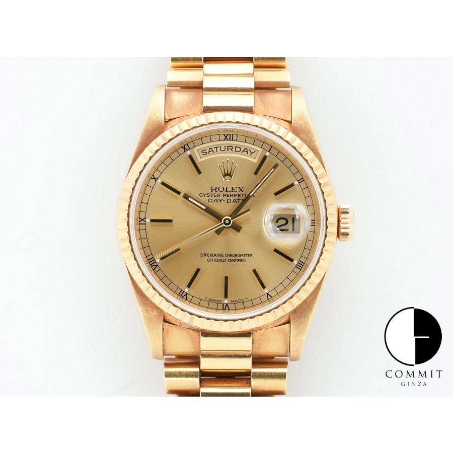 ロレックス デイデイト36 Ref.18238 イエローゴールド シャンパンゴールド文字盤 | デイデイト