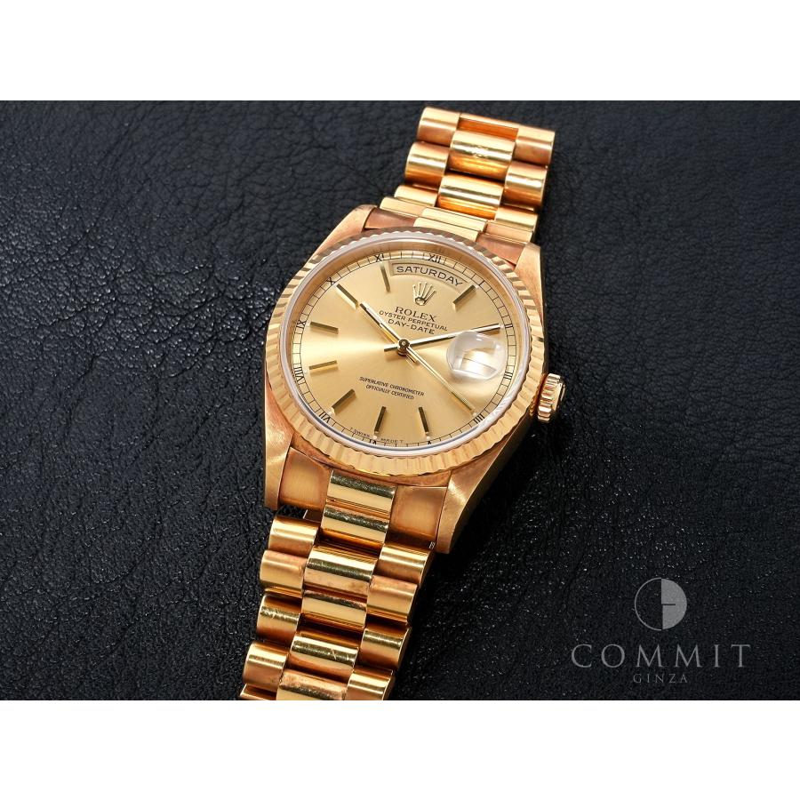 ロレックス デイデイト36 Ref.18238 イエローゴールド シャンパンゴールド文字盤 | デイデイト | 10