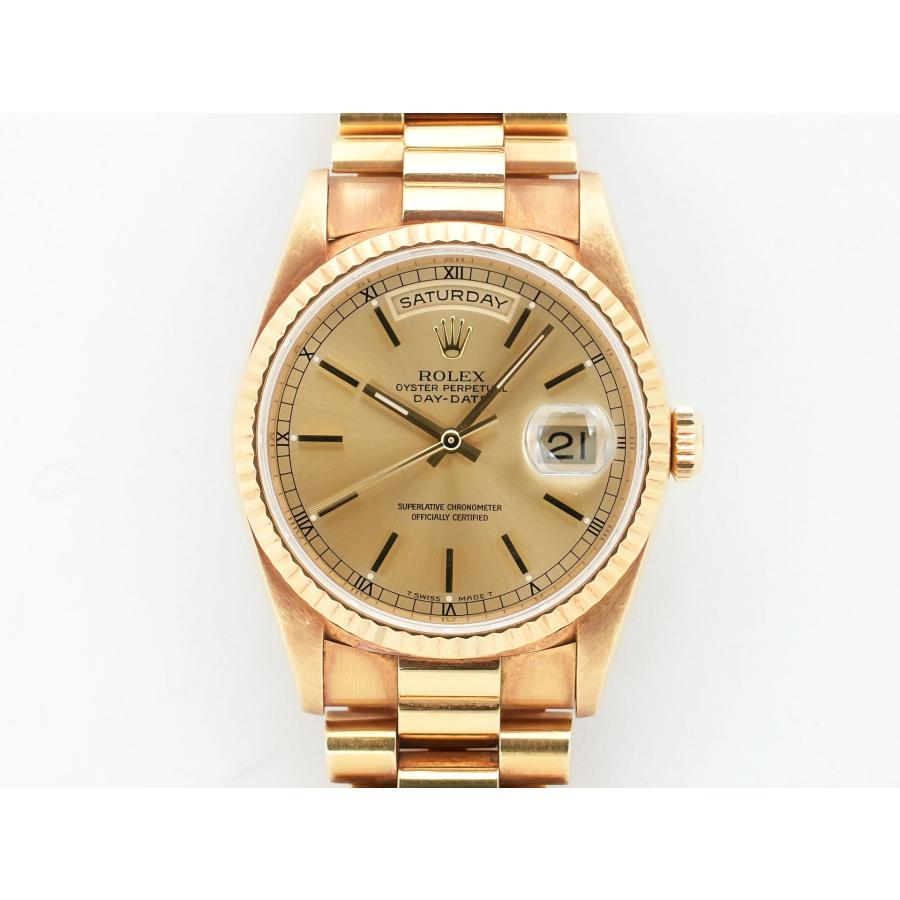 ロレックス デイデイト36 Ref.18238 イエローゴールド シャンパンゴールド文字盤 | デイデイト | 01