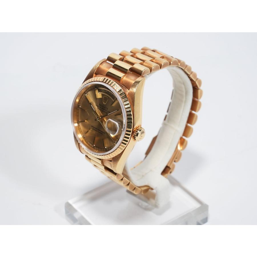 ロレックス デイデイト36 Ref.18238 イエローゴールド シャンパンゴールド文字盤 | デイデイト | 03