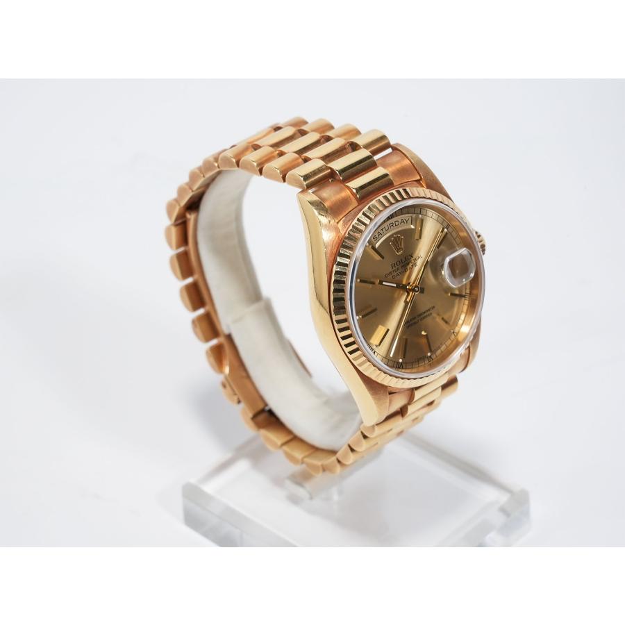 ロレックス デイデイト36 Ref.18238 イエローゴールド シャンパンゴールド文字盤 | デイデイト | 04