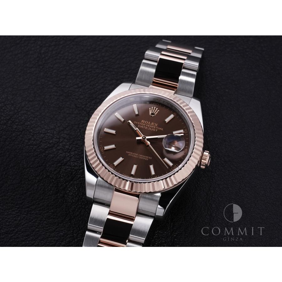ロレックス デイトジャスト41 Ref.126331 SS/ERG チョコレート文字盤 オイスターブレスレット | デイトジャスト | 10