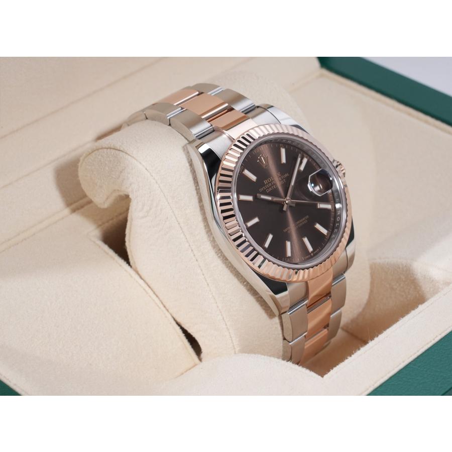 ロレックス デイトジャスト41 Ref.126331 SS/ERG チョコレート文字盤 オイスターブレスレット | デイトジャスト | 04