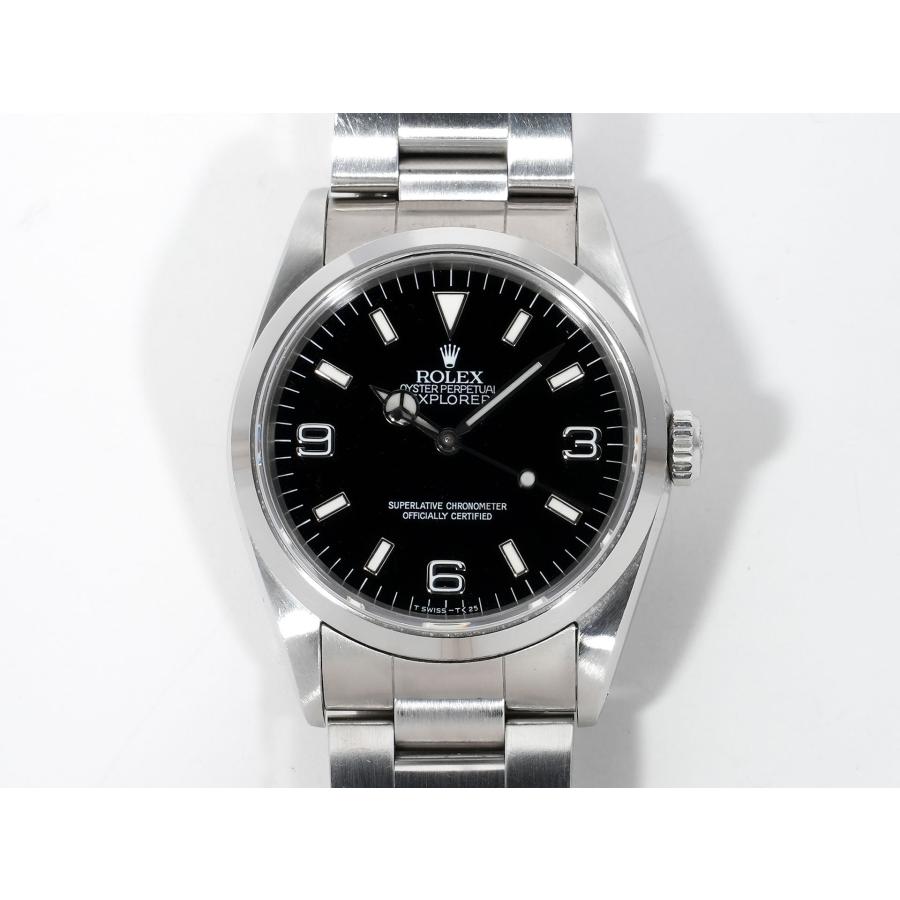 ロレックス エクスプローラーI Ref.14270 ステンレススチール ブラック文字盤 オイスターブレスレット | エクスプローラー（ROLEX） | 01