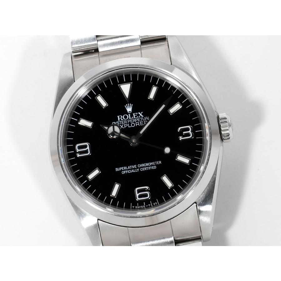 ロレックス エクスプローラーI Ref.14270 ステンレススチール ブラック文字盤 オイスターブレスレット | エクスプローラー（ROLEX） | 02
