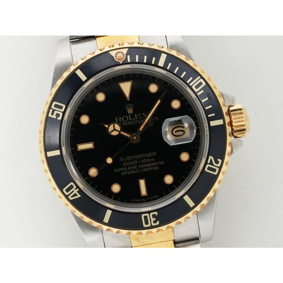 ロレックス サブマリーナー デイト Ref.16803 ステンレススチール/イエローゴールド ブラック文字盤 | サブマリーナー | 02