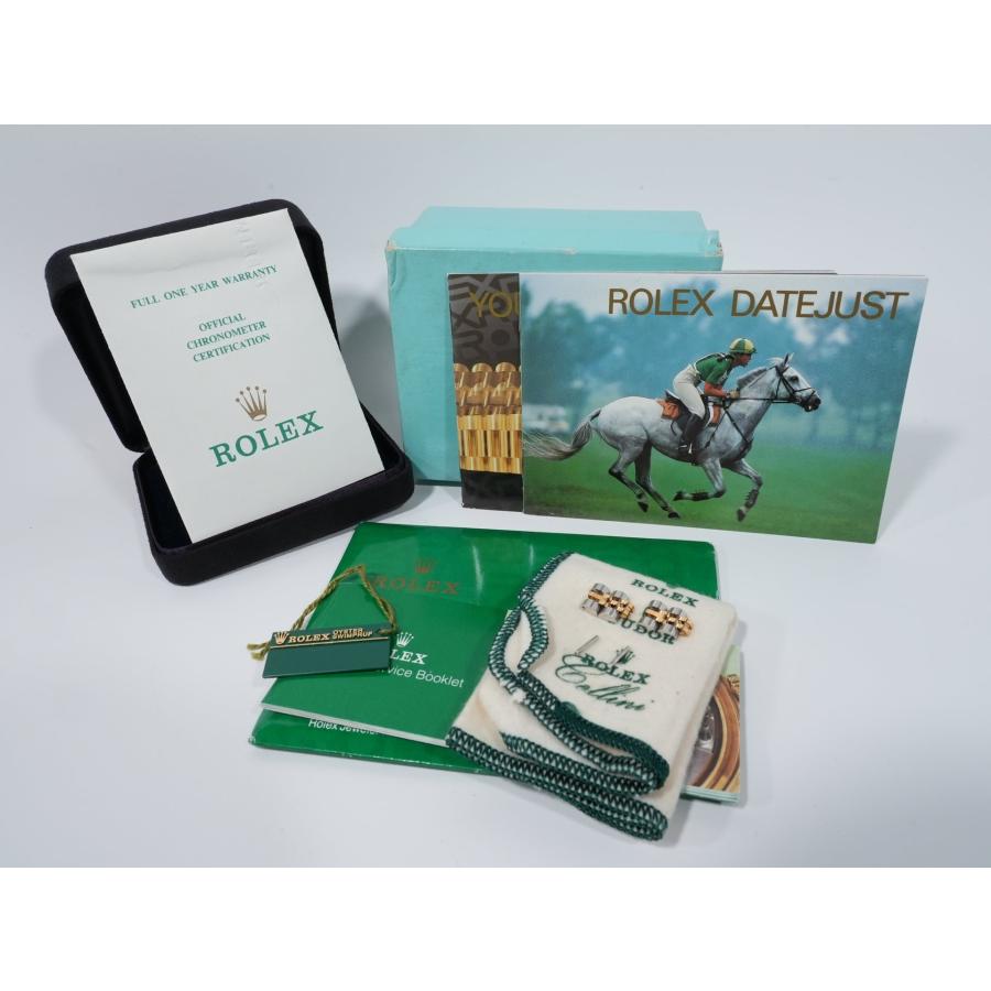 ロレックス デイトジャスト TIFFANY＆CO. Ref.69173 ステンレススチール/イエローゴールド ブラックピラミッドローマン文字盤 ジュビリーブレスレット | デイトジャスト | 09