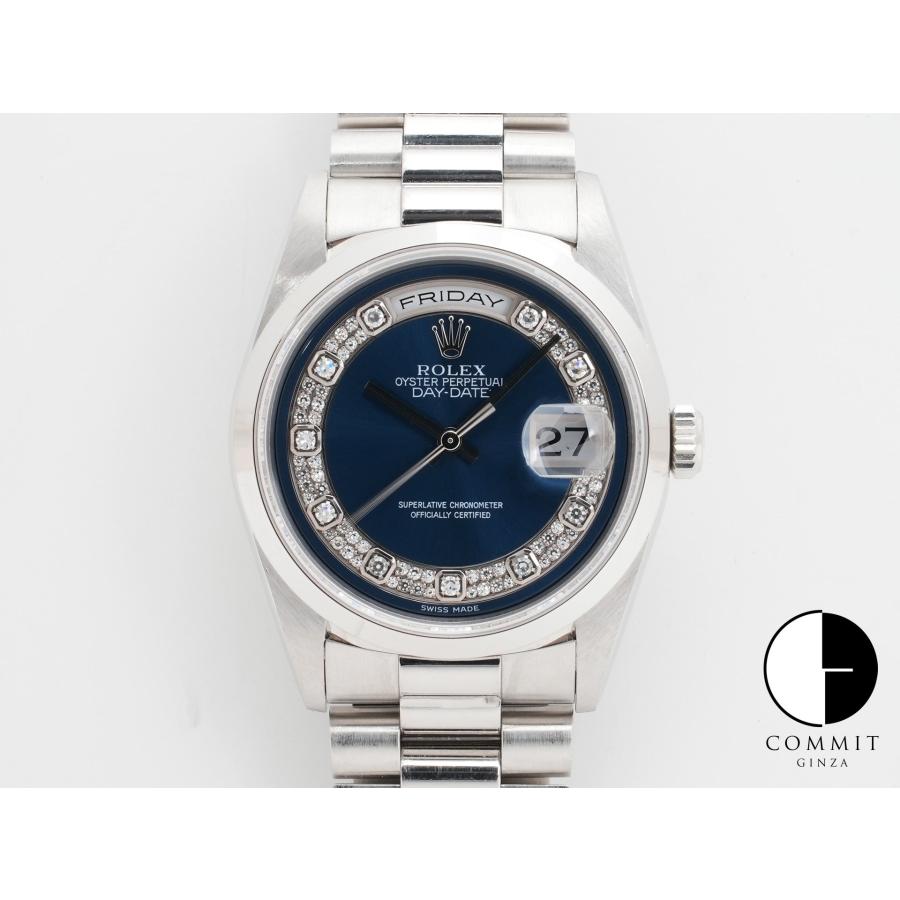 ロレックス デイデイト Ref.18206 プラチナ ブルーミリヤード文字盤 | デイデイト