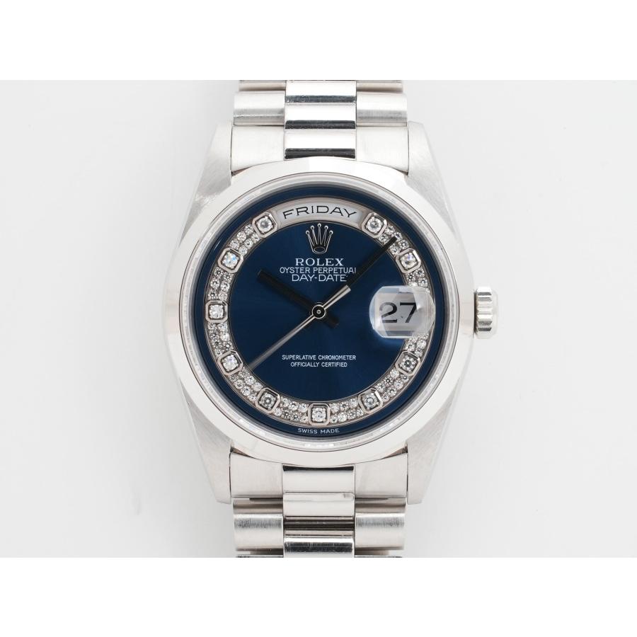 ロレックス デイデイト Ref.18206 プラチナ ブルーミリヤード文字盤 | デイデイト | 01