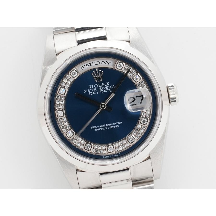 ロレックス デイデイト Ref.18206 プラチナ ブルーミリヤード文字盤 | デイデイト | 02