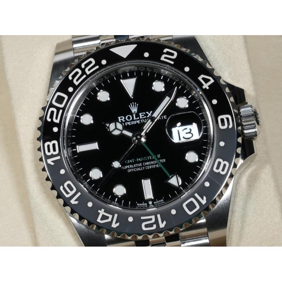 ロレックス GMTマスターII Ref.126710GRNR SS ブラック文字盤 ジュビリーブレスレット | GMTマスター | 02