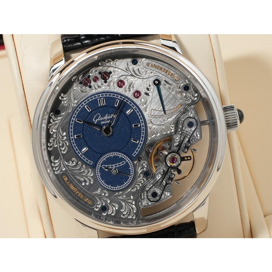 グラスヒュッテオリジナル パノインバース リミテッドエディション Ref.1-66-08-01-03-50 プラチナ シルバー文字盤 | GLASHUTTE ORIGINAL | 02